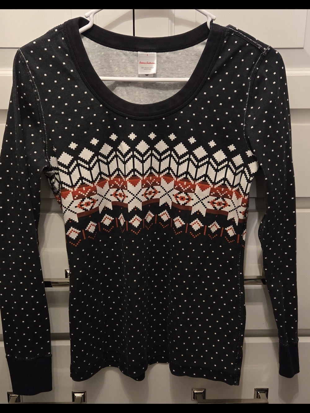 Black Fair Isle Pajamas Hanna Anderson